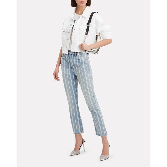 BOYISH | Darcy High Rise Pop Crop Jeans | 24 - Picture 1 of 7